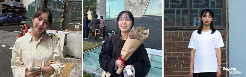▲ (왼쪽부터) 윤지민(아텍 20), 남유진(아텍 20), 우소정(아텍 22) 학생